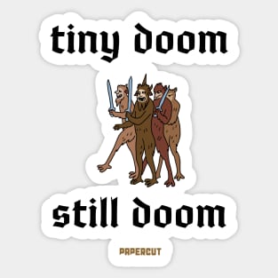 TINY DOOM Sticker